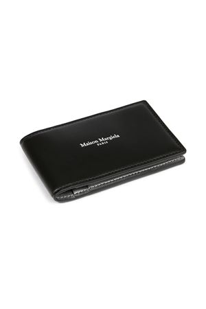 Black calf leather cardholder MAISON MARGIELA | SA2VX0005P8729H1145